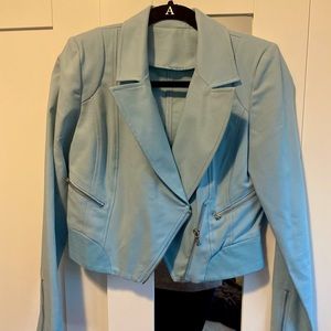 Baby blue jacket